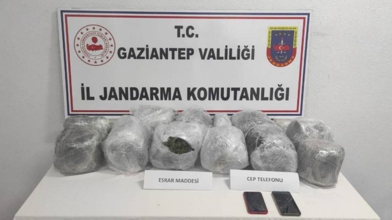 Gaziantep’te dev uyuşturucu operasyonu...Operasyonda 15 kilo esrar ele geçirildi