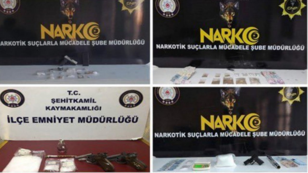 Gaziantep'te 7 gün süren "Narko-Alan" operasyonu sona erdi