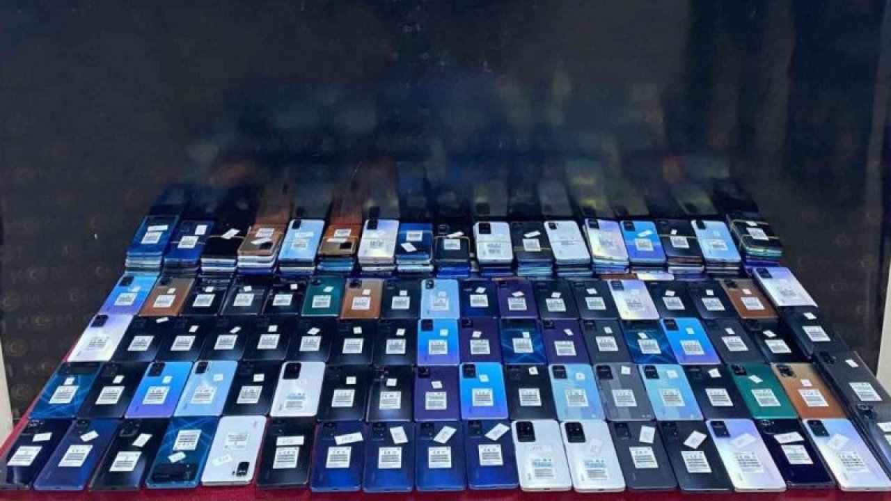 Gaziantep’te 186 adet kaçak cep telefonu ele geçirildi