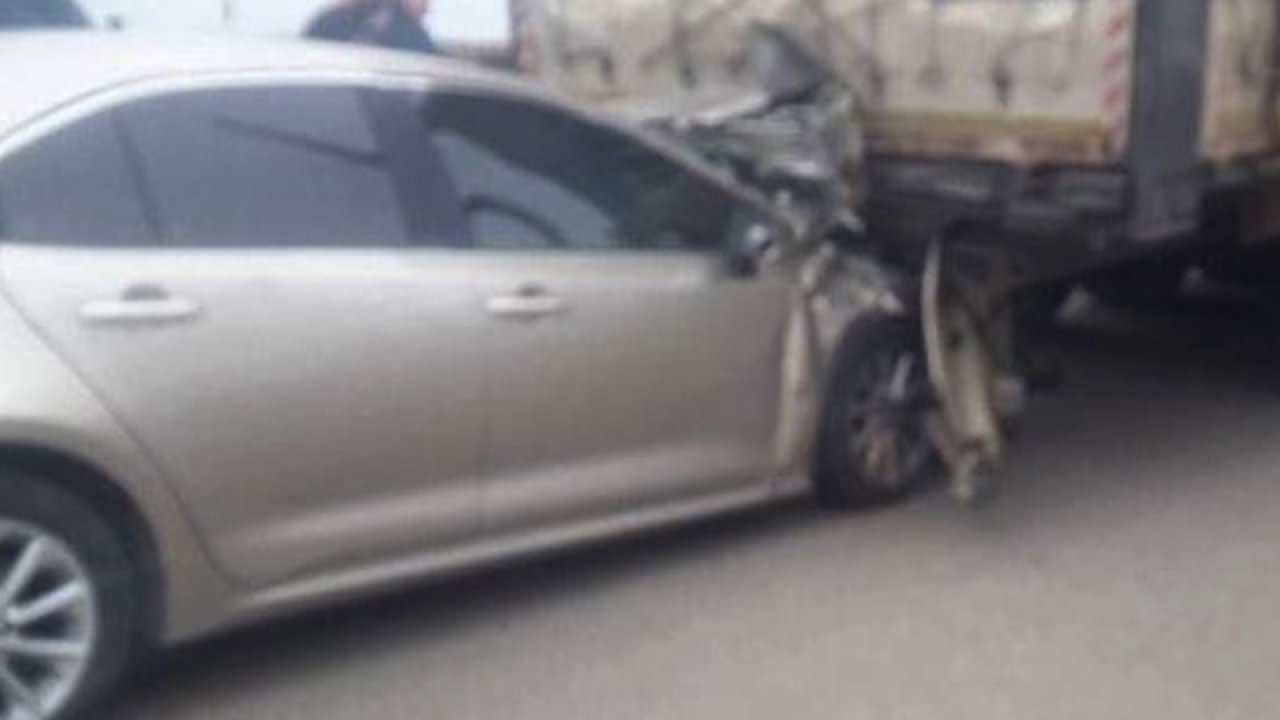 Gaziantep'te tır ile otomobilin çarpıştığı kazada 3 kişi yaralandı