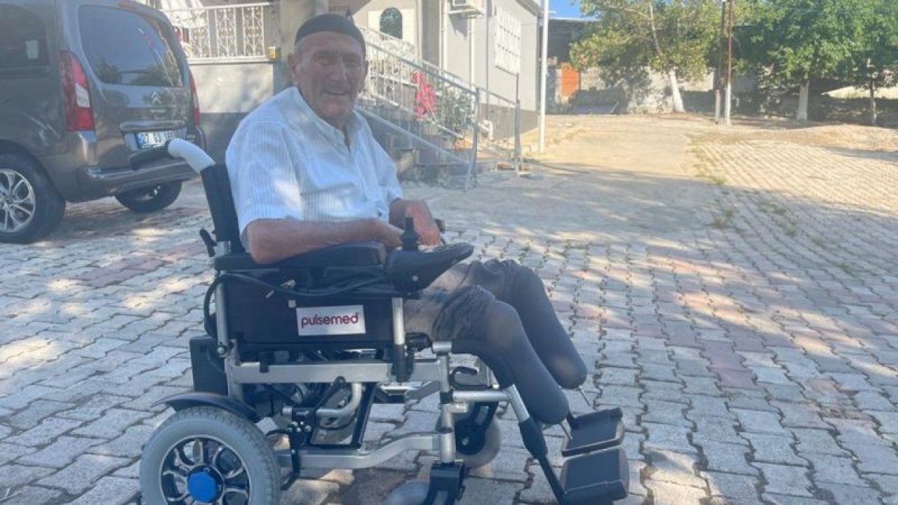 Almanya’dan Gaziantep'teki yaşlı adama hayırsever yardımı!
