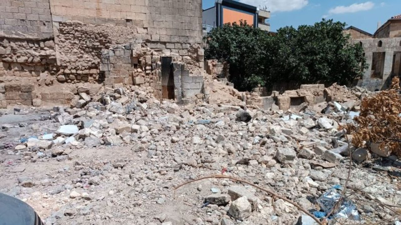 Gaziantep’te uyuşturucu ve madde bağımlılarının mesken tuttuğu metruk binalar yıkıldı