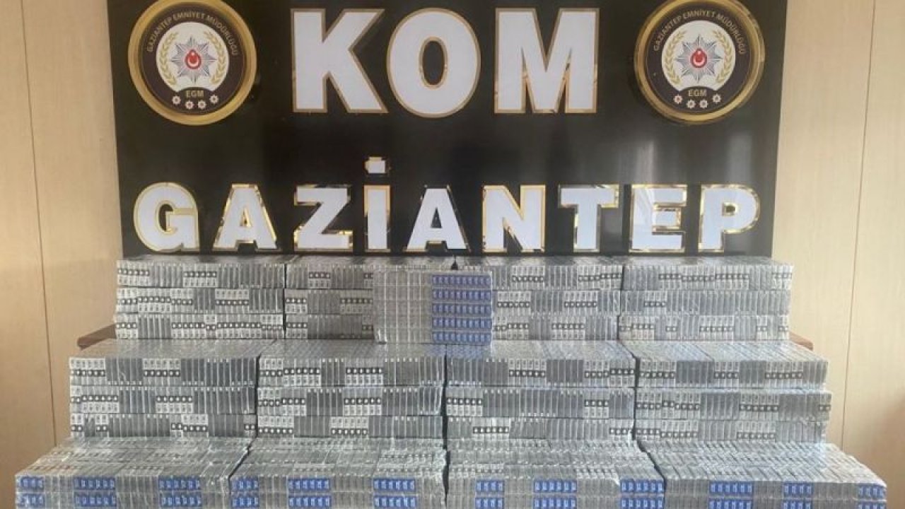 Gaziantep’te kaçak sigara ve akaryakıt operasyonu: 2 gözaltı