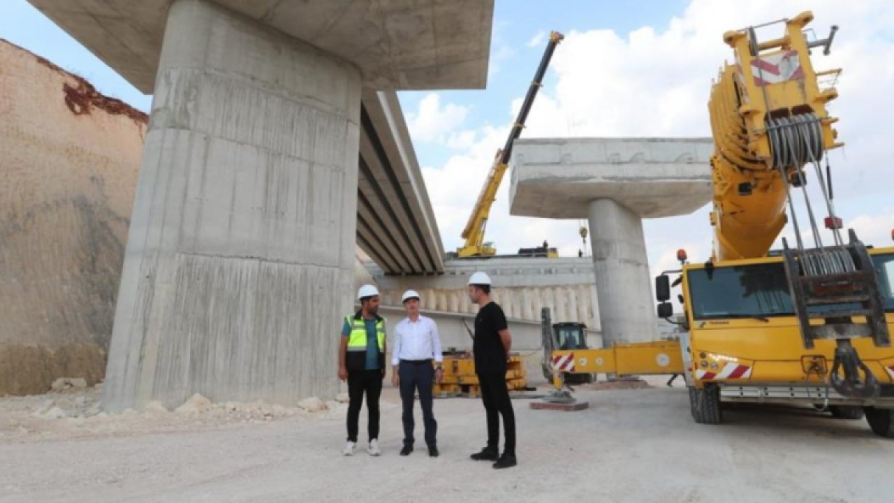 Gaziantep'te Bu Proje Trafiğe Çözüm Olacak! Gaziantep'in Dev Projesi Son Hızla Yükseliyor! Yeşilvadi üç katlı köprülü kavşak adım adım yükseliyor