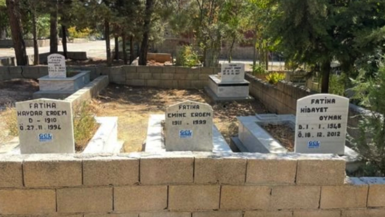 Gaziantep'in Nizip İlçesinde Mezarlar Tahrip Edilmişti! Mezarlıklar yapıldı