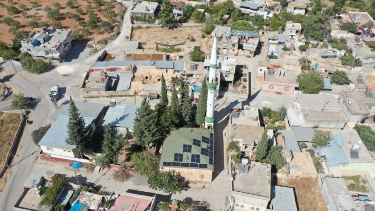 Gaziantep'te cami ve sosyal tesis güneşle aydınlanacak