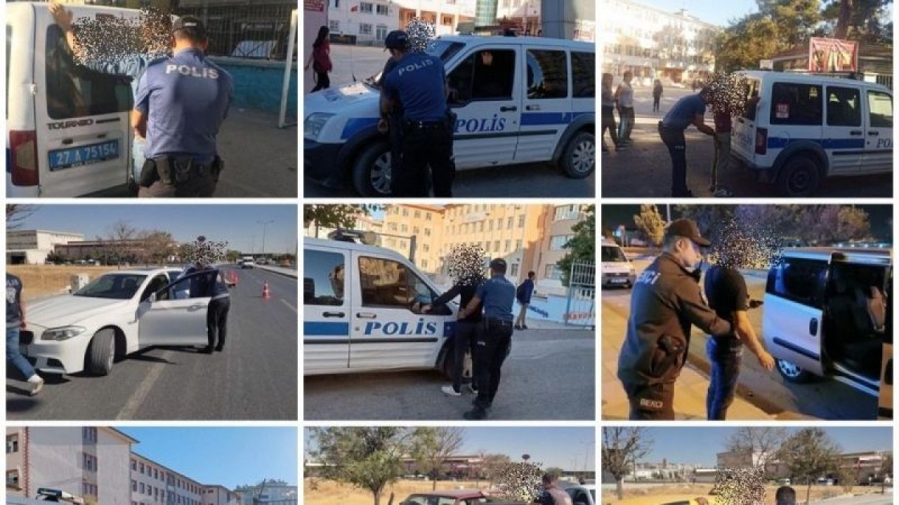 Gaziantep te polis ekipleri tarafından yapılan çalışmalar sonucunda 117 araç trafikten men edildi