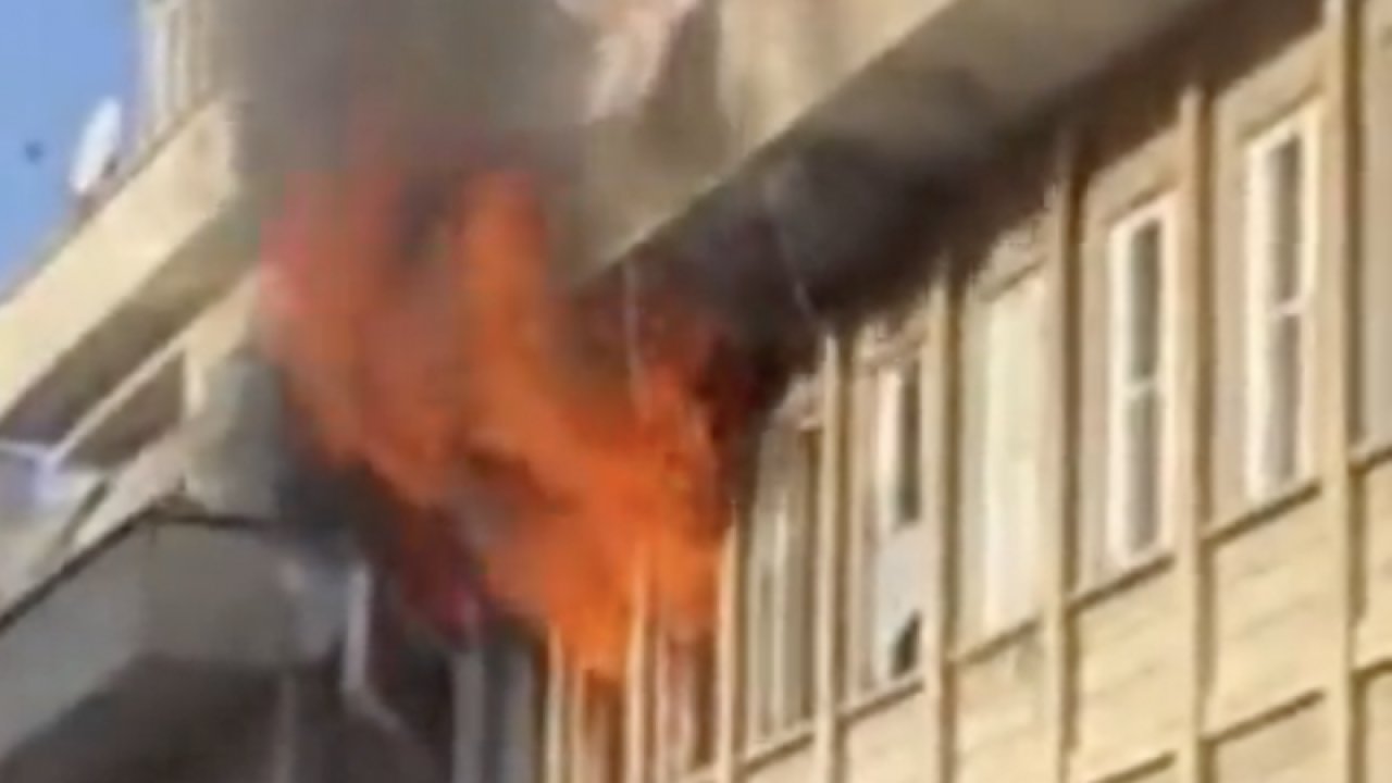 Gaziantep'te bir evde korkutan yangın