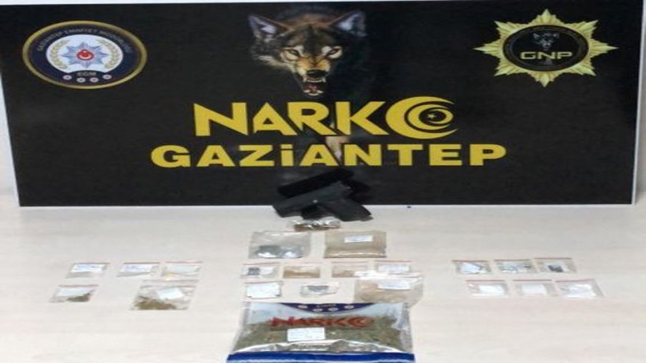 Gaziantep'te uyuşturucu satıcılarına yönelik operasyon düzenlendi