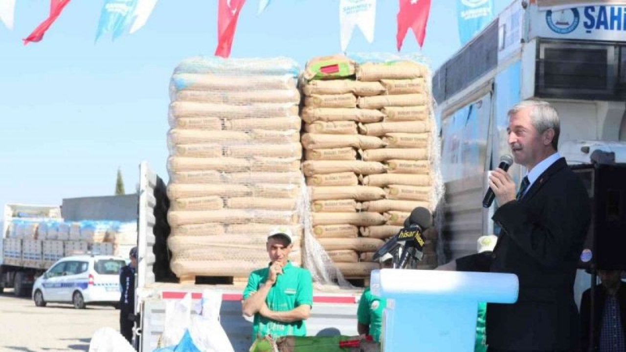 Gaziantepte Çiftçilere DEV Destek! Çiftçilere son 6 ayda 7 bin kamyonluk tohum ve gübre desteği