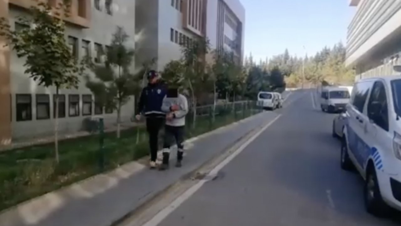 Gaziantep'te otomobilden hırsızlık yaptığı tespit edilen 2 zanlı tutuklandı