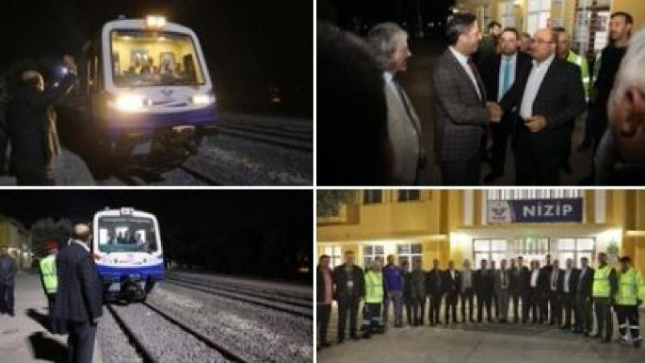 Gaziantep ile Nizip arasında ulaşımı rahatlatacak raybüs seferleri, Başladı