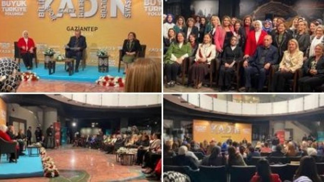 Gaziantep'te Cumhurbaşkanı Erdoğan, "Kadınlarla Büyük Türkiye Yolunda" programına katıldı