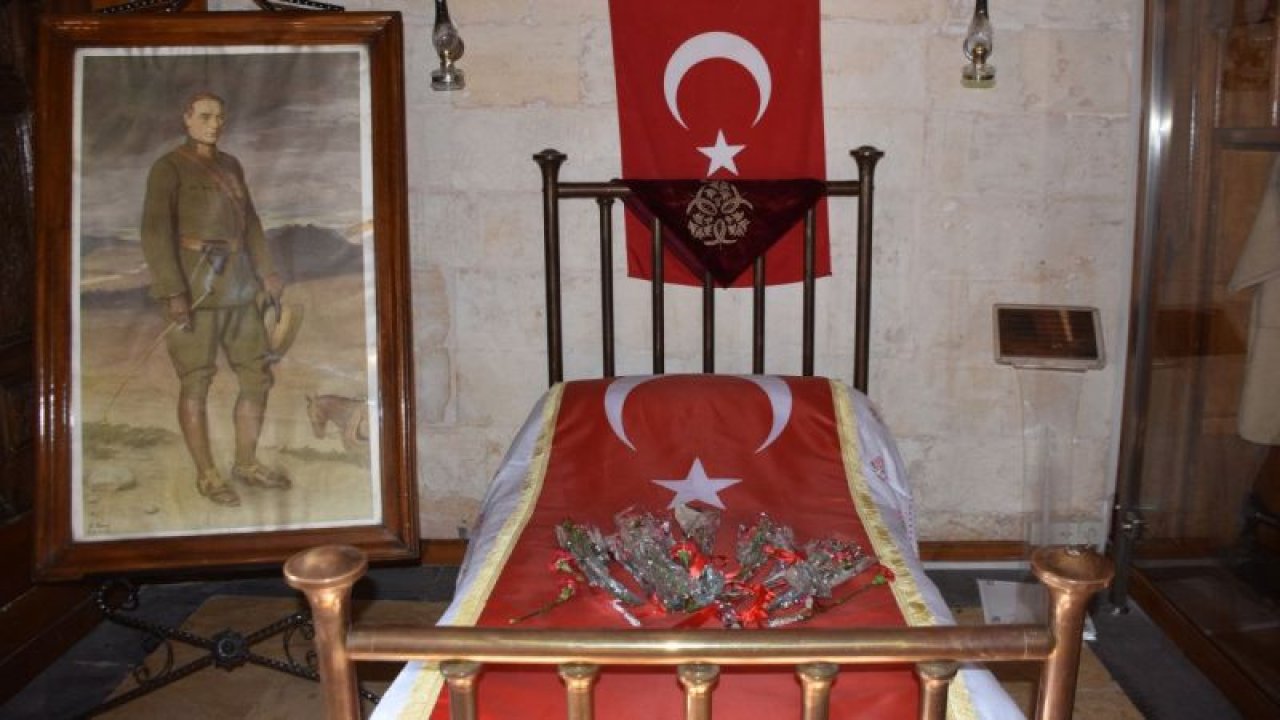 Gaziantep'teki Atatürk Anı Müzesi'nde 10 Kasım yoğunluğu yaşandı