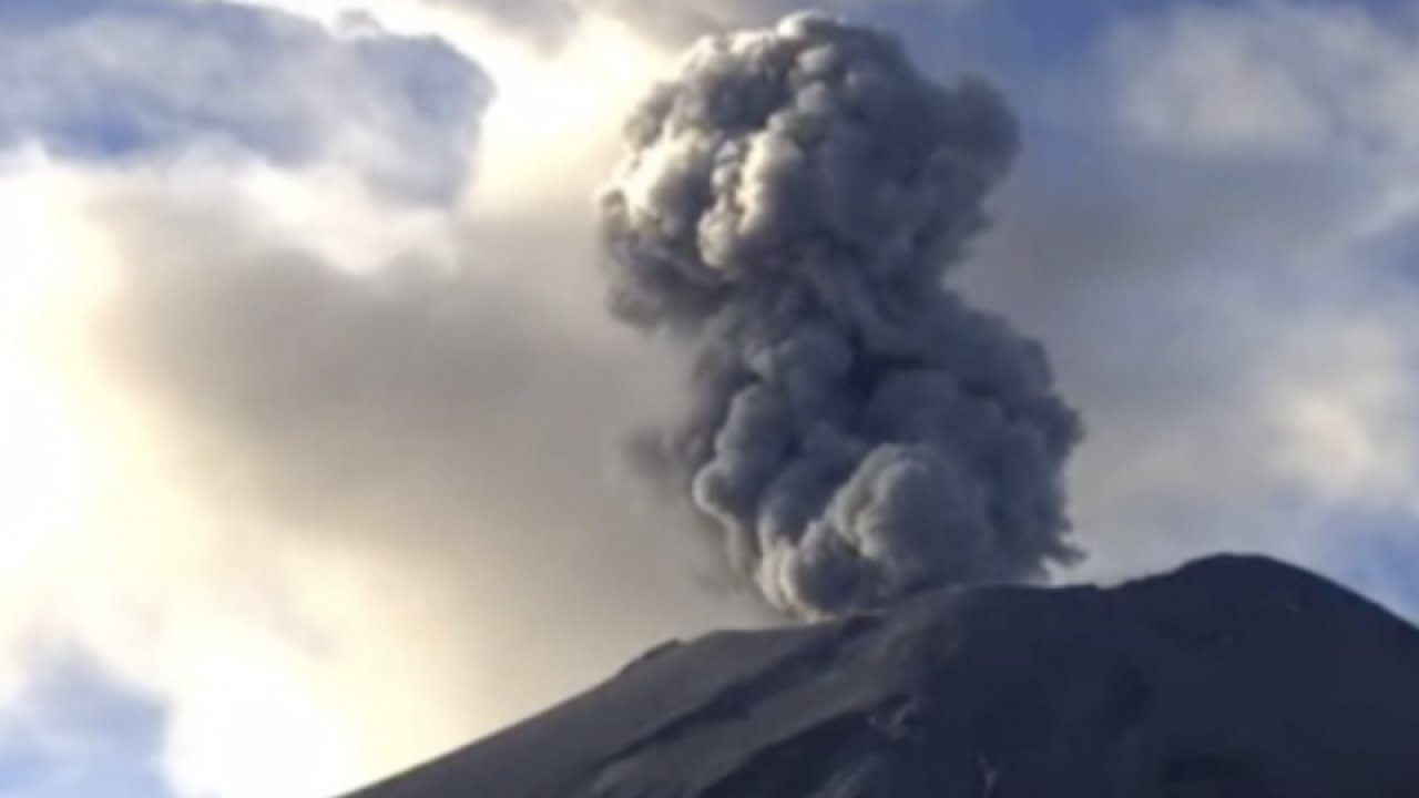 Popocatepetl Yanardağı’nda 5 yeni patlama meydana geldi