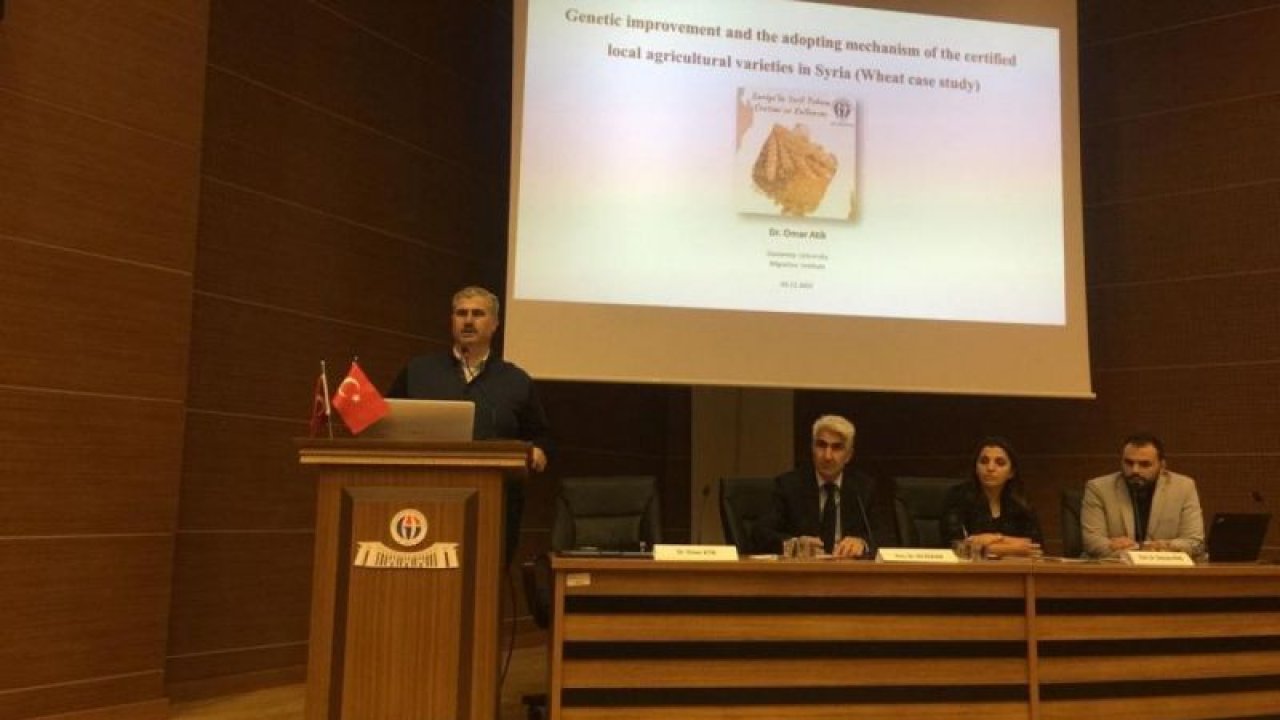 "Suriye’de Yerli Tohum Üretimi ve Kullanımı"....GAÜN’DE yerel tohum konferansı