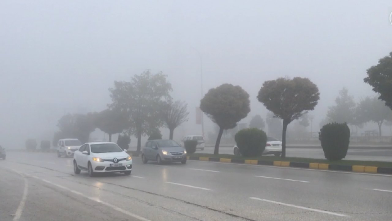 Gaziantep'te Yoğun sis etkili oldu... Video Haber