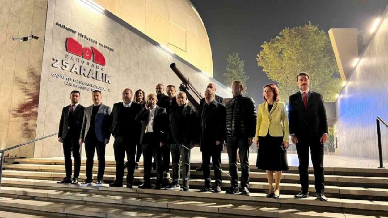 TFF yöneticileri Gaziantep'te 25 Aralık Panorama Müzesi’ni ziyaret etti