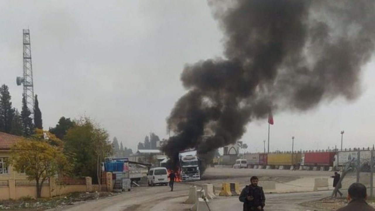 Gaziantep'in Karkamış ilçesine 7 roket düştü! Roketlerden biri  ilkokula isabet etti
