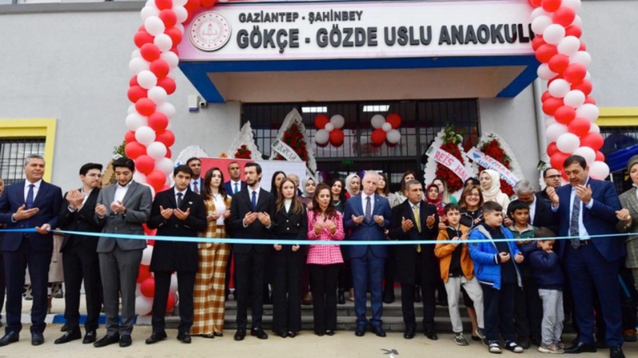 Gökçe-Gözde Uslu Anaokulu törenle açıldı