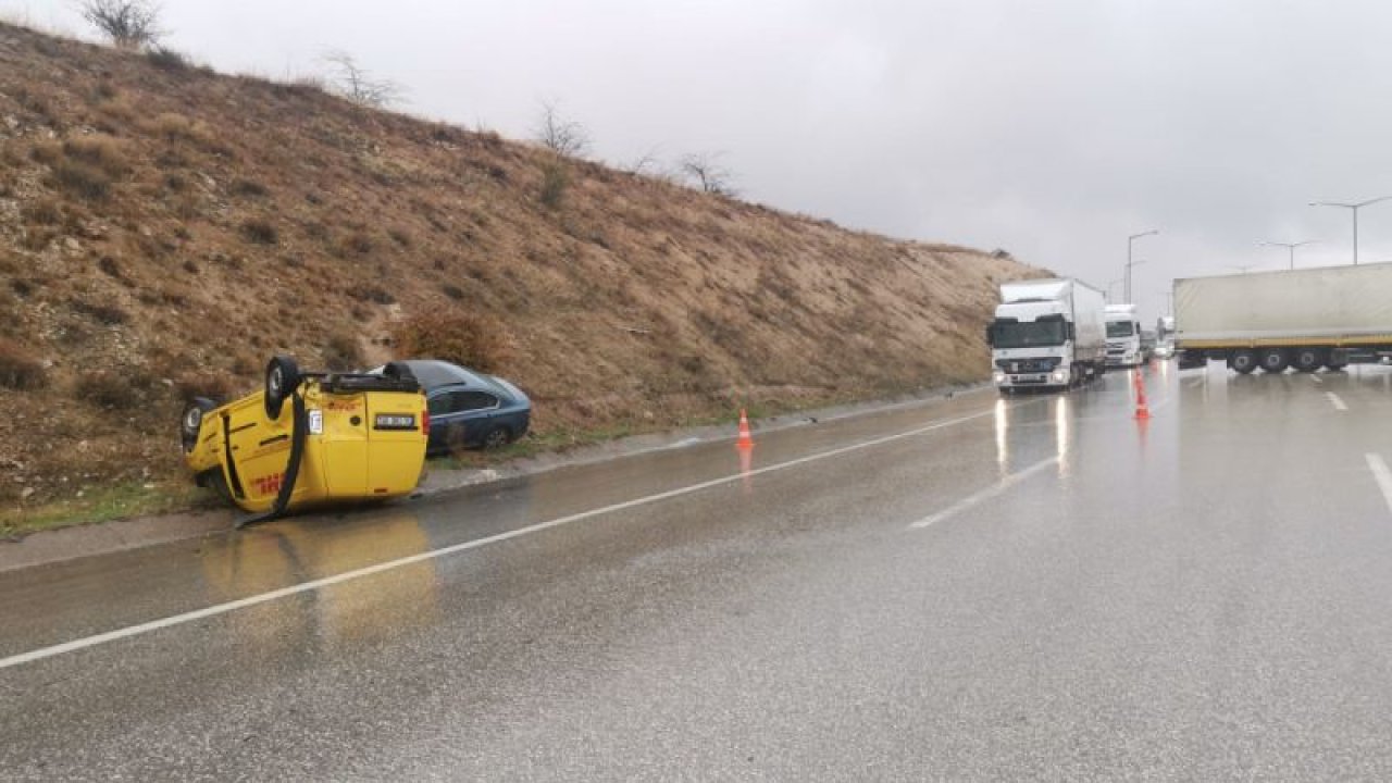 Tarsus-Adana-Gaziantep Otoyolu'nda 4 Aracın Karıştığı Zincirleme Kaza Meydana Geldi! Kaza Nedeniyle ulaşım TAG yolunda Kontrollü Sağlanıyor... Video Haber