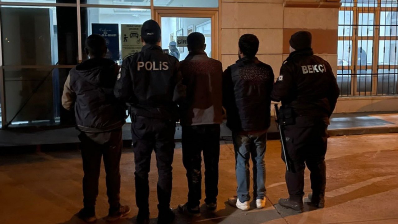 Gaziantep'te inşaat malzemesi çaldıkları iddiasıyla 4 zanlı yakalandı