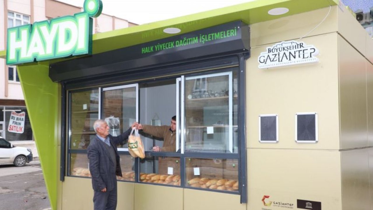 Gaziantep'in Nizip İlçesi Ucuz Halk Ekmeğe kavuşuyor! Nizip'te "HAYDİ" ekmek büfeleri satışa başladı