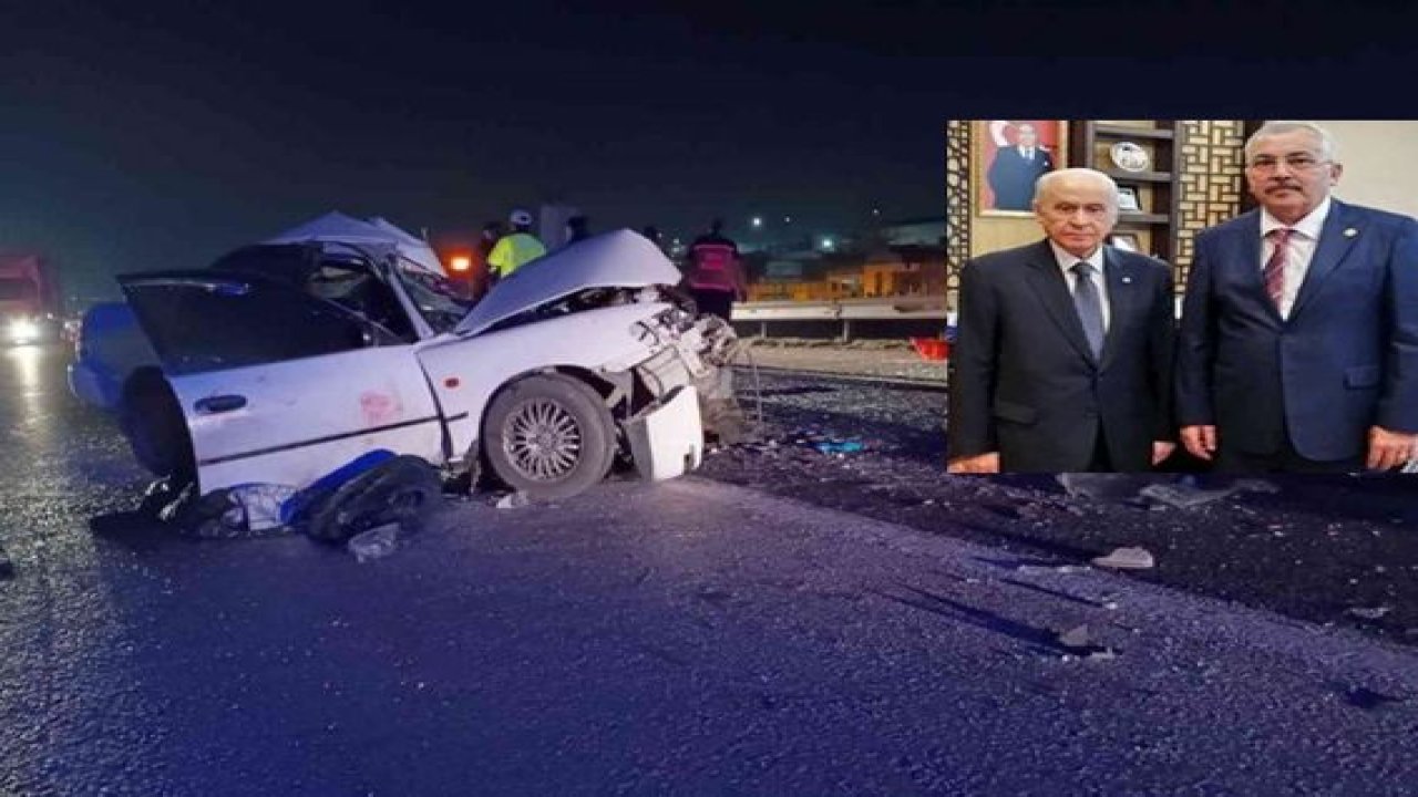 MHP Lideri Devlet Bahçeli'nin kuzeni Tarsus-Adana-Gaziantep (TAG) otoyolunda feci kazada hayatını kaybetti
