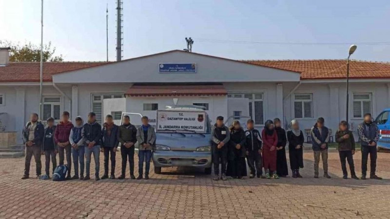 Gaziantep’te jandarma ekipleri tarafından gerçekleştirilen operasyonda 125 düzensiz göçmen yakalandı
