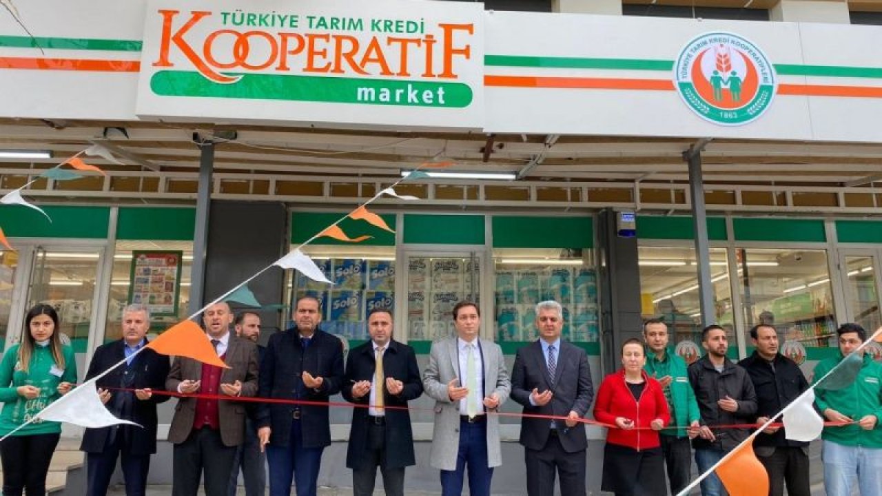 Nurdağı'nda Tarım Kredi Kooperatif Market'inin 2'inci şubesi açıldı