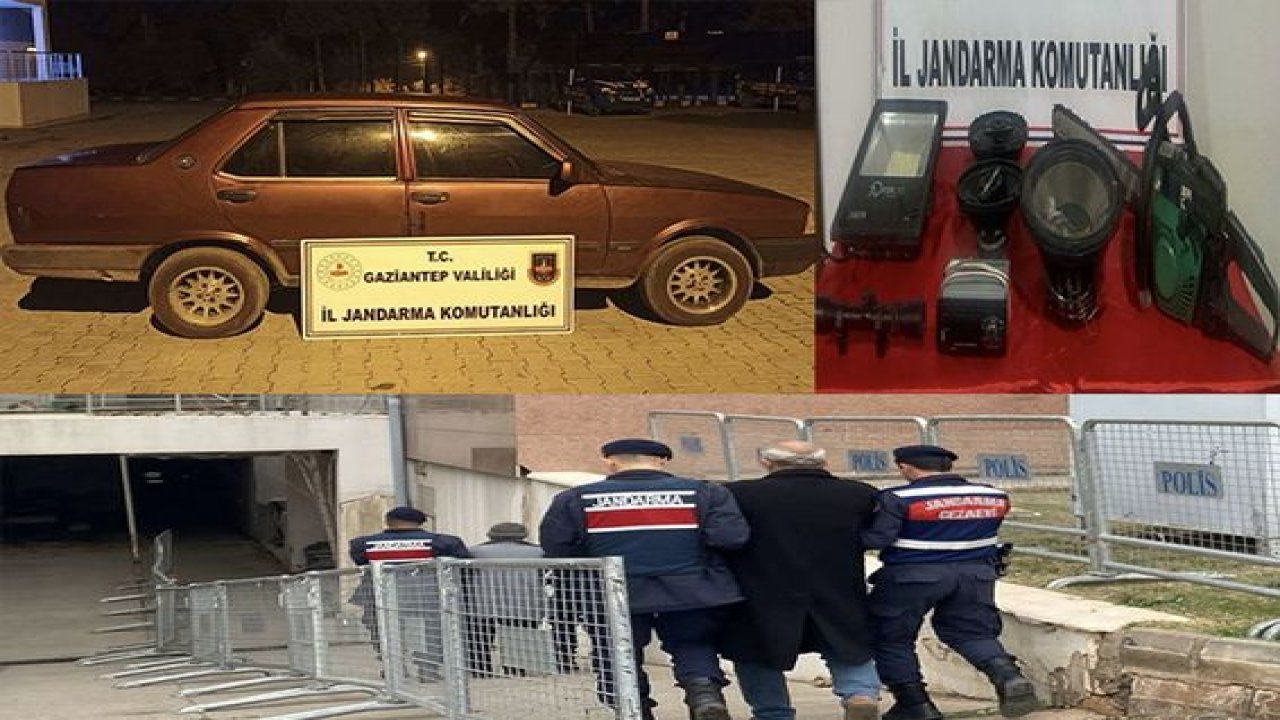 Gaziantep'te Jandarmanın yakaladığı hırsızlık şüphelisi 18 kişi tutuklandı