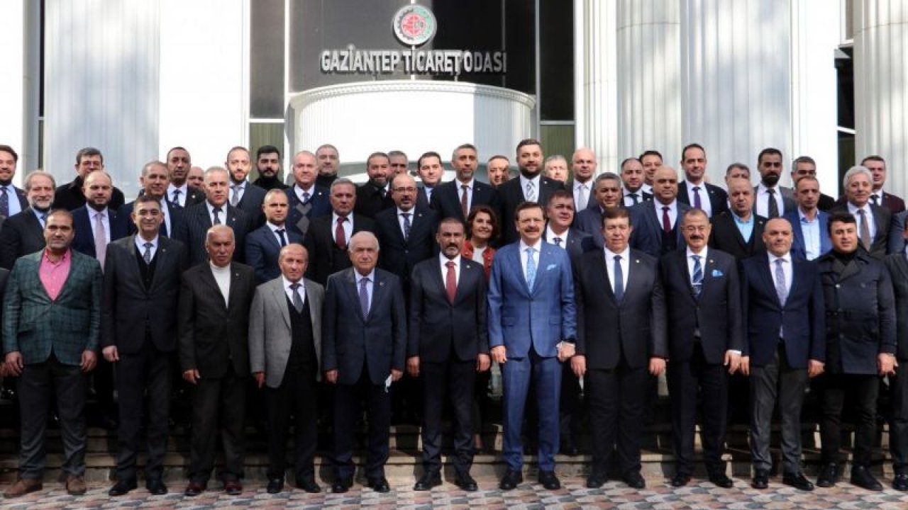 TOBB Başkanı Hisarcıklıoğlu, Gaziantep'te iş dünyası temsilcileriyle buluştu