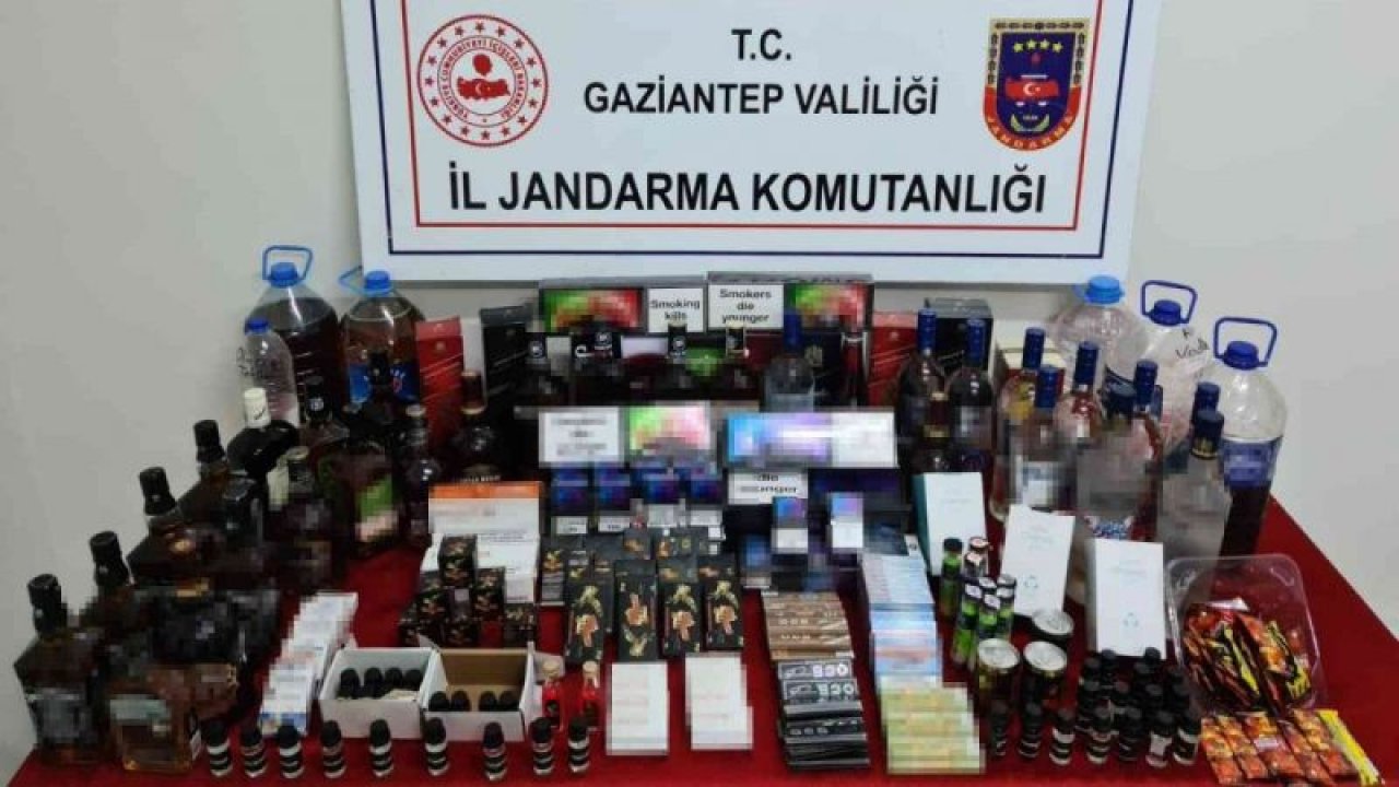 Gaziantep’te jandarmanın yılbaşı öncesi yaptığı operasyonda 840 litre sahte içki ele geçirirken 7 kişi de gözaltına alındı