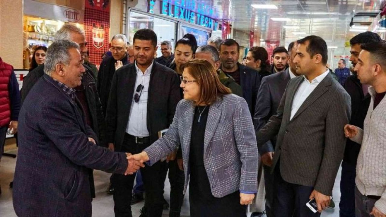 Gaziantep'te Belediye Pasajı Yenilendi. Fatma Şahin, yenilenen Belediye Pasajı’nı ziyaret etti