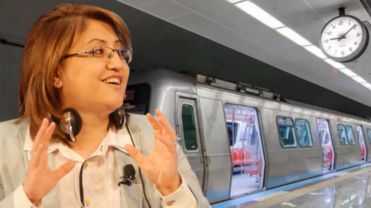 Gaziantep'e Gaziray'dan Sonra METRO müjdesi... Fatma Şahin, Gaziantep'e Metro projesinin startını vereceklerini müjdeledi!
