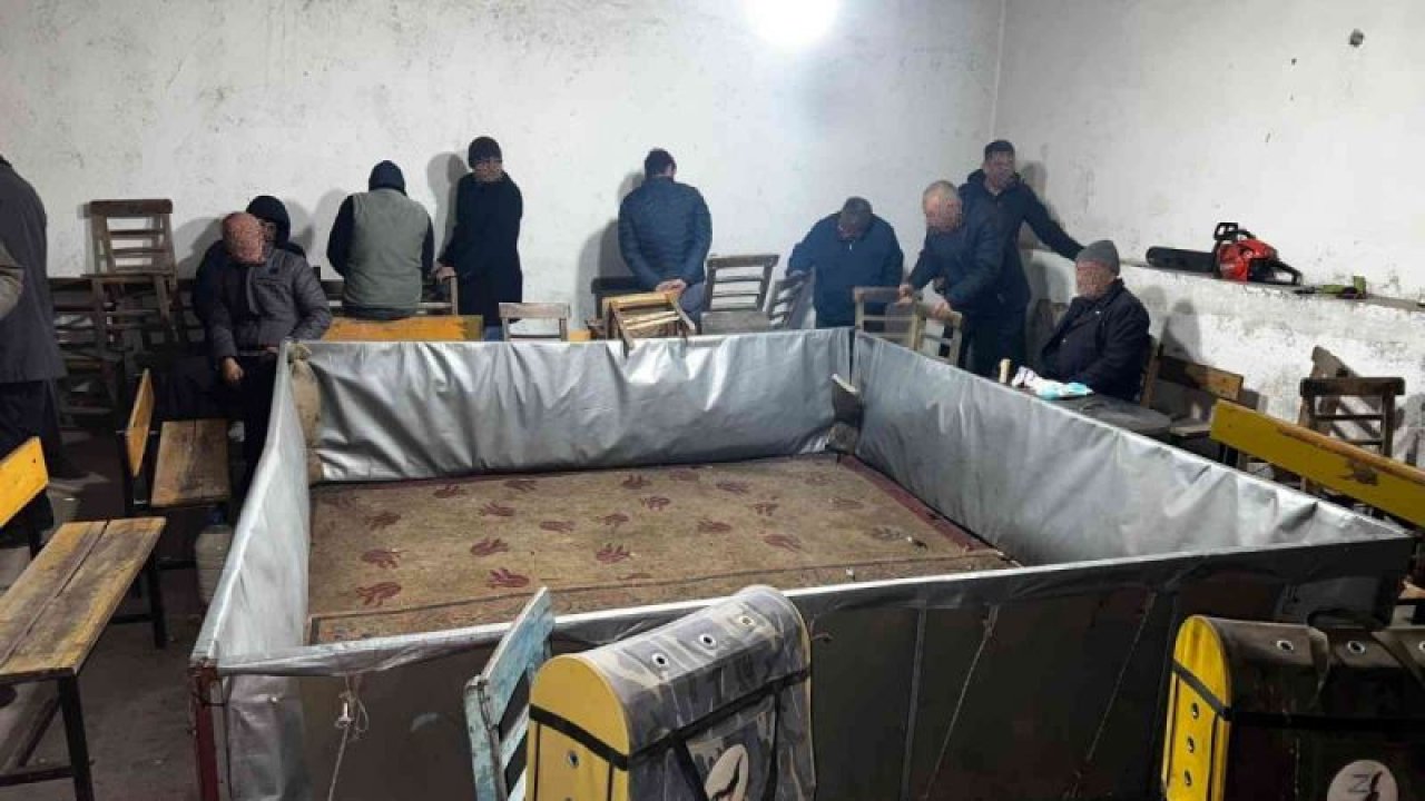 Gaziantep’te horoz dövüştüren 27 kişiye 109 bin 485 TL para cezası kesildi