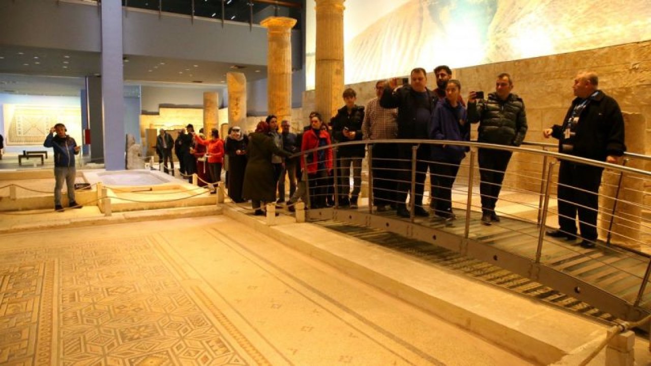 Gaziantep Zeugma Mozaik Müzesi, 2022'de 439 bin kişiyi ağırlayarak ziyaretçi rekoru kırdı