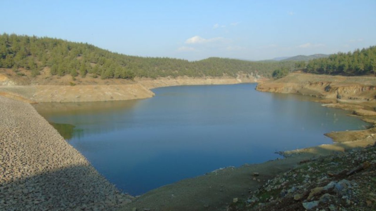 Gaziantep'in Bayraktepe ve Güneş göletlerinde su seviyesi yüzde 35 ölçüldü