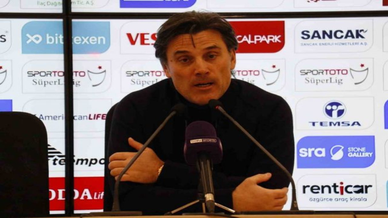 Adana Demirspor Teknik Direktörü Vincenzo Montella: ”Takımımla gurur duyuyorum”... VİDEO  HABER
