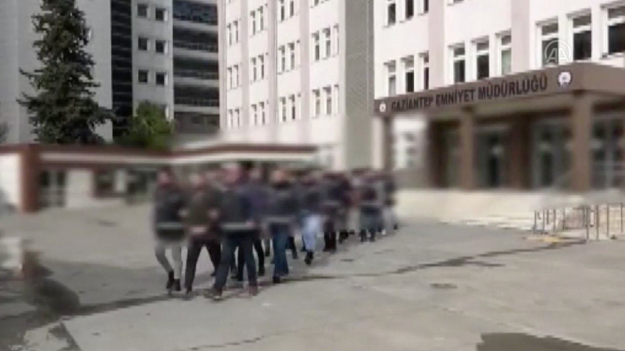 Gaziantep'te tefecilik operasyonunu... Vatandaşın iş yerine el koymaya çalışan 7 şüpheli Yakalandı... Video Haber
