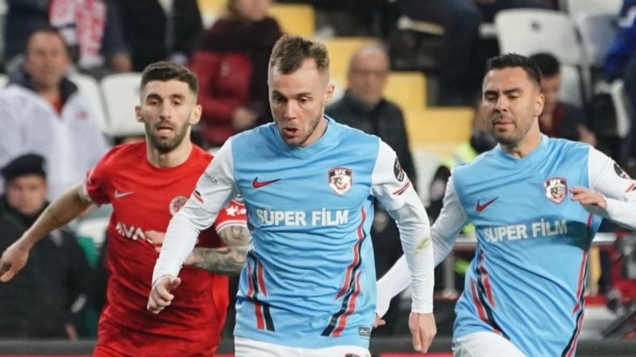 Gaziantep FK, Antalya’da kaybetti