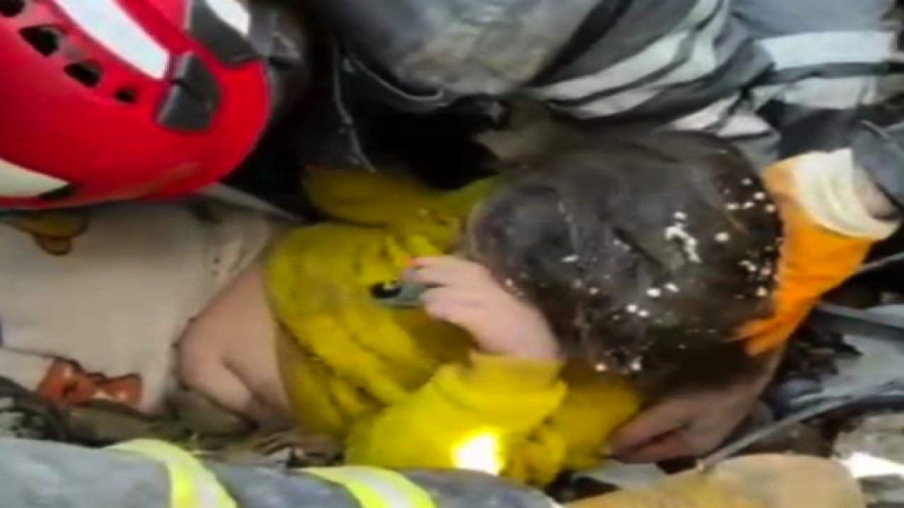Kahramanmaraş'ta Küçük kız 36 saat sonra kurtarıldı