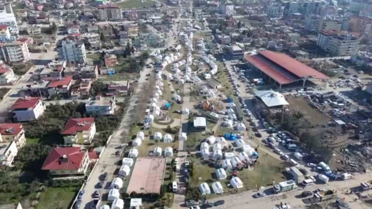 FELAKETİN Yaşandığı Gaziantep'in Nurdağı İlçesi havadan görüntülendi...Binlerce İnsan çadır kentte kalıyor... İşte Nurdağı