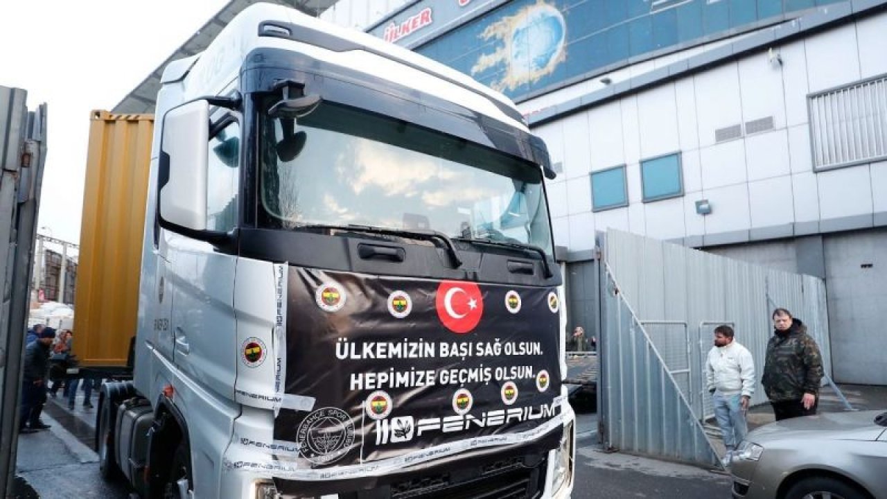 Fenerbahçe'nin Yardım Tırlarını Yağmalamak İsteyenler Yakalandı! Kulüp, Tırların Yağmalandığına Yönelik Çıkan Haberleri Yalanladı!