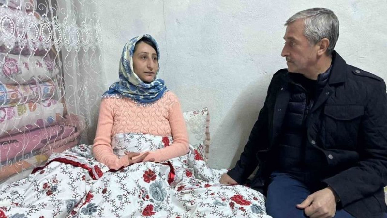Başkan Tahmazoğlu’dan göçük altından çıkarılan depremzedeye ziyaret