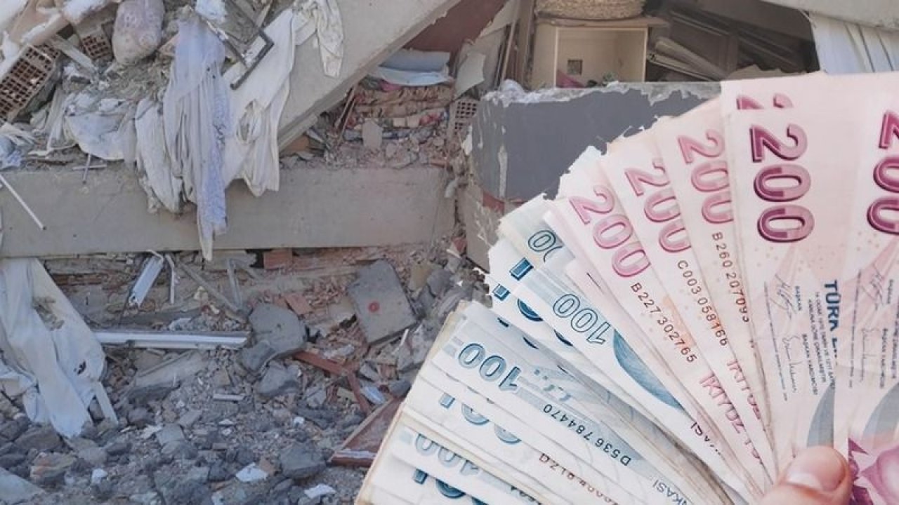 Az hasarlı binalar 10.000 TL yardım alıyor: Her eve para girecek!