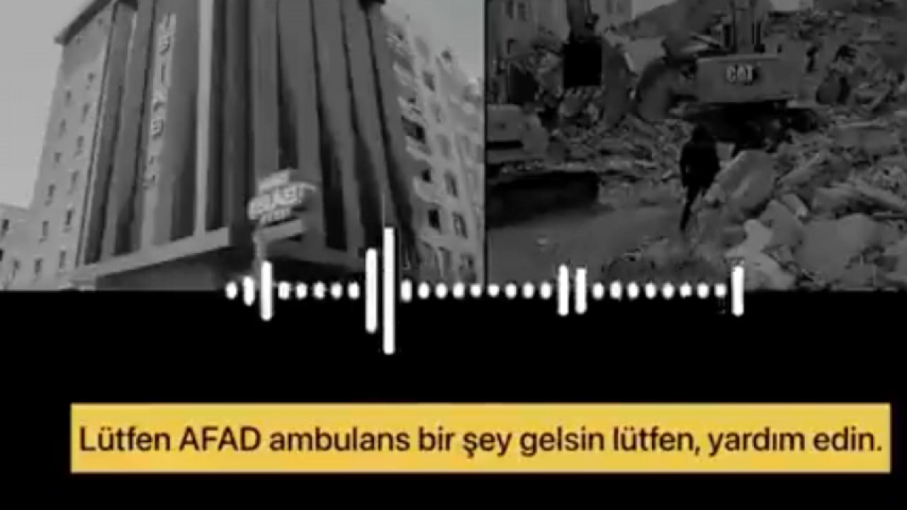 Adıyaman'da İsias Otel enkazının altından gönderilen ses kaydı!: "İnsanlar bize ulaştı ancak AFAD’ın gelmesi lazım" çığlıkları yürekleri sızlattı.