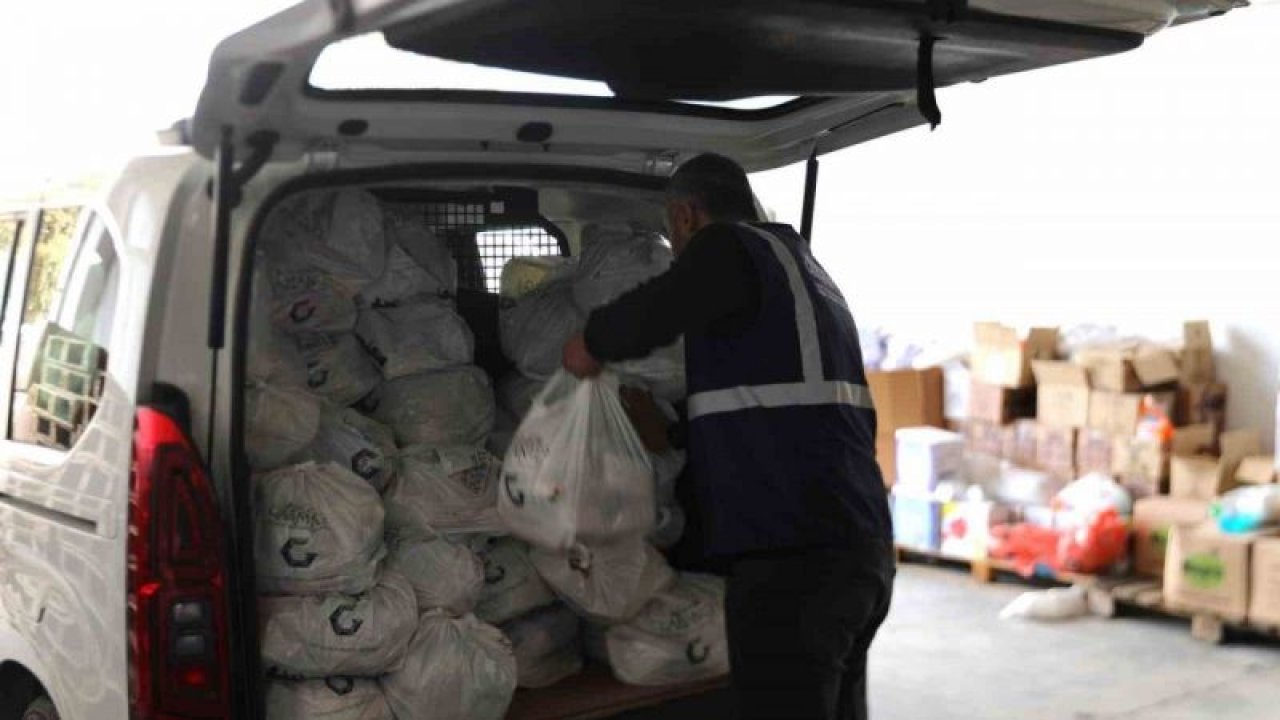 Gaziantep'te Köylerde yaşayan depremzedelerin ihtiyaçları karşılanıyor