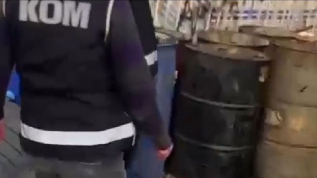 Gaziantep Nizip’te 2 bin 500 litre kaçak akaryakıt ele geçirildi... Video Haber
