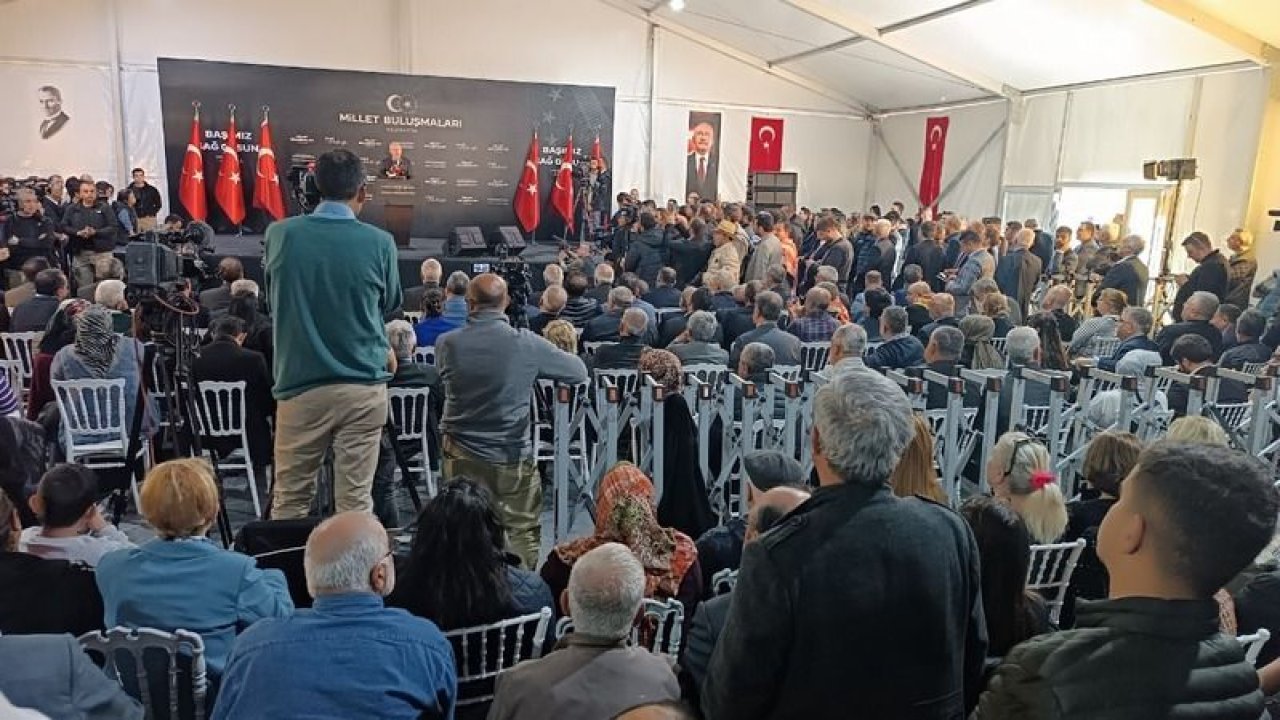 CHP Lideri ve Millet İttifakının Cumhurbaşkanı adayı Kemal Kılıçdaroğlu Gaziantep’te konuştu